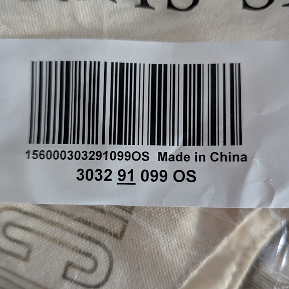 Victoria's Secret Cream and Gold Summer Tote - Picture 2 of 3